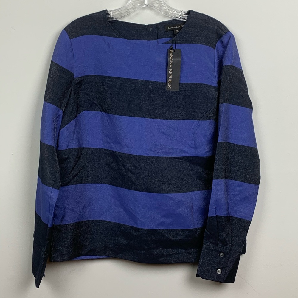 Banana Republic Rugby Striped Long Sleeve Shirt - Picture 3 of 9